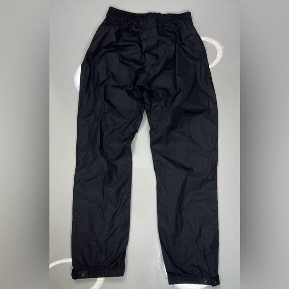 Marmot Track Pants Women Small Black Nylon Ankle Zipper - Picture 6 of 15